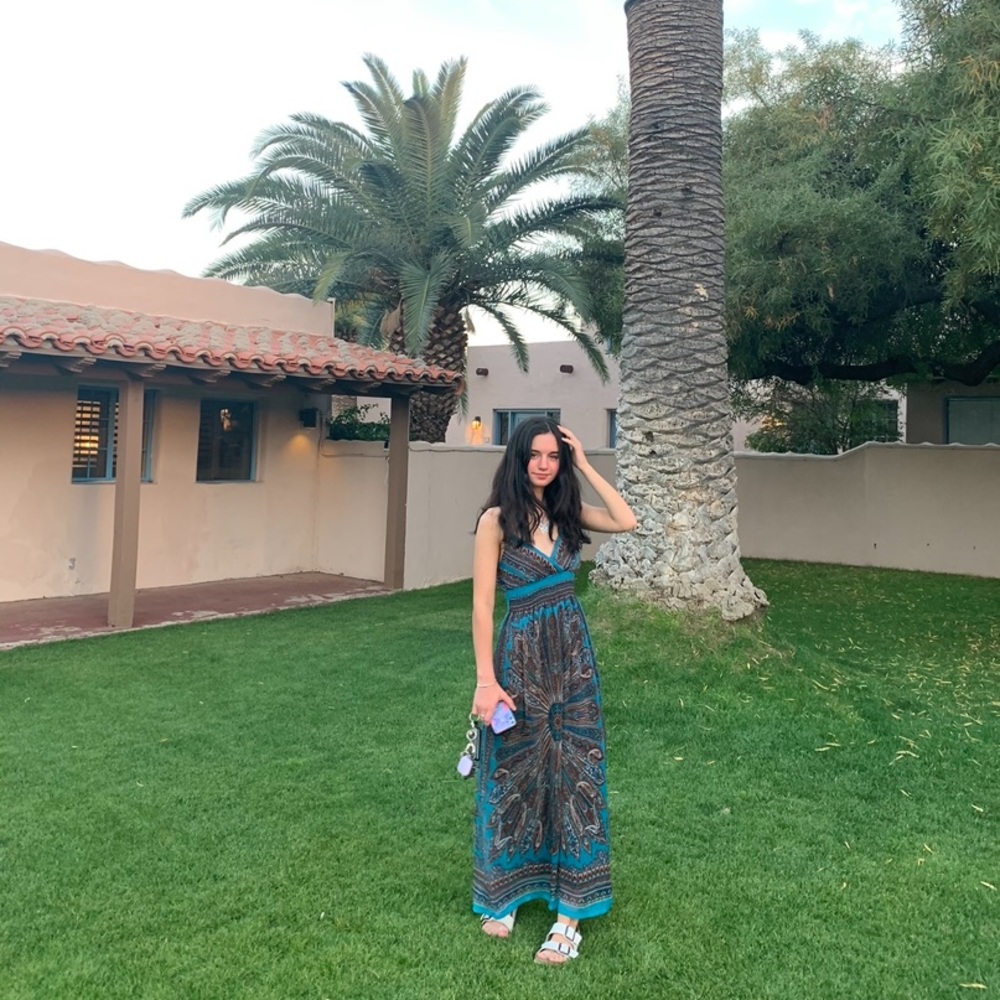 Bohemian Printed Maxi Dress